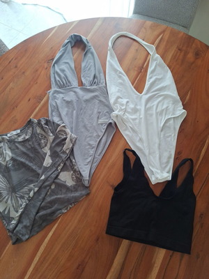 Women's tops and bodysuits Zara used, sizes S/M, basic and stylish