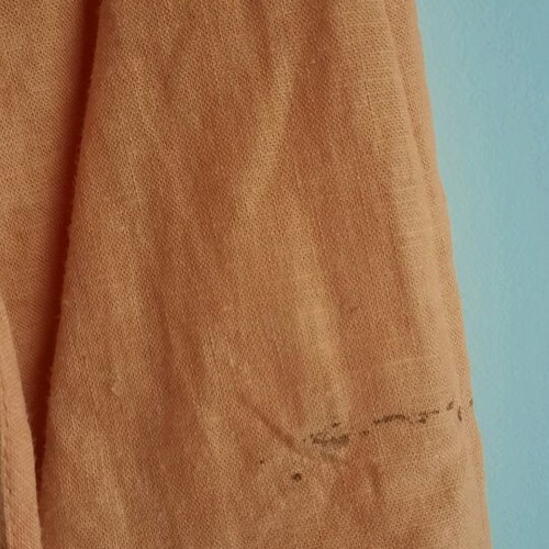 Marks & Spencer blouse linen viscose orange size UK-16 like new