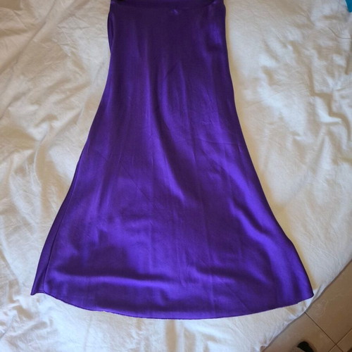 Celestino skirt used, purple satin, size L