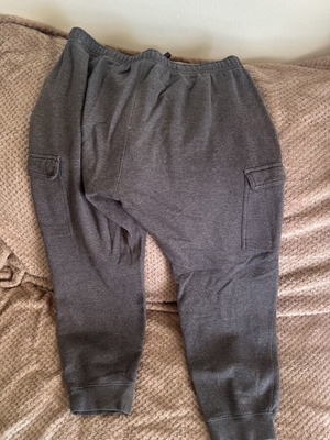 Nike tracksuit large used, gray