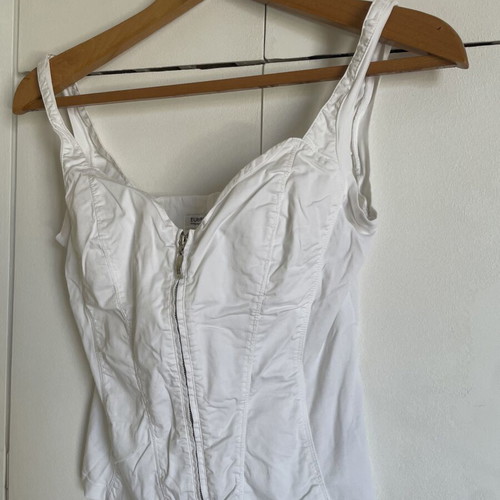 Bustier European Culture white size M 38 10 new