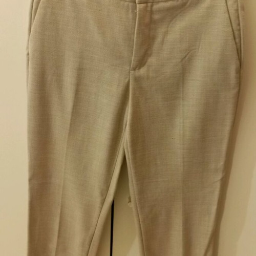 Zara fabric pants used, beige, size XS