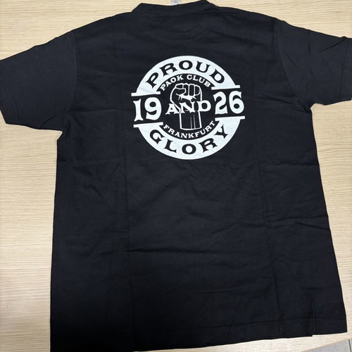 Paok T-shirt used, official replica, size L