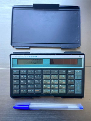 Texas Instruments TI-52 Solar Scientific Calculator used, vintage, made in Japan