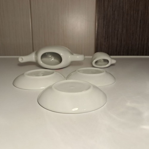 Porcelain Mini Tea Set 5 Pieces New, Floral Pattern