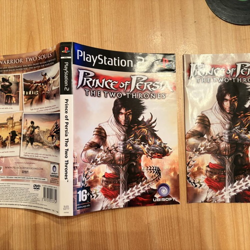 Prince of Persia The Two Thrones PS2 cover and manual like new
