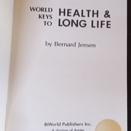 Health & Long Life book used in English