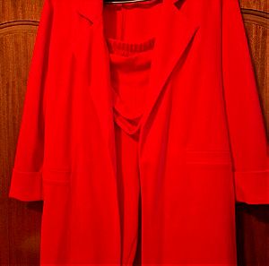 Κοκκινο κοστουμι ελληνικής κατασκευής ανετο large προς xlarge