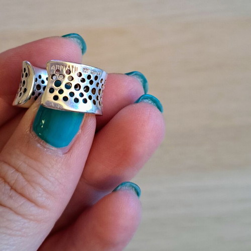 Apriati 925 Silver Ring Size 54 Like New, Minimal Design
