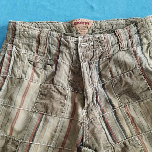 Exist Patchwork Bermuda XS like new with bonus DMN cotton bermuda No. 14