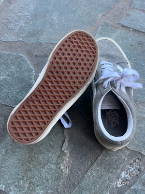 Vans Old Skool athletic shoes like new, gray, size 37