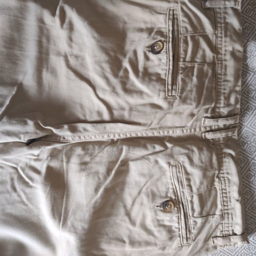Bitsiani men's pants like new, size 42, beige, 100% cotton