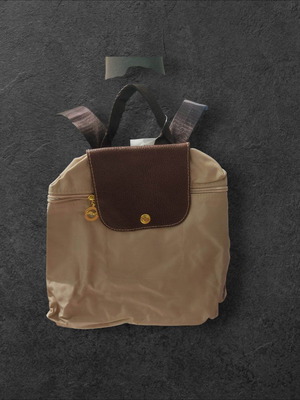 Beige backpack bag like new