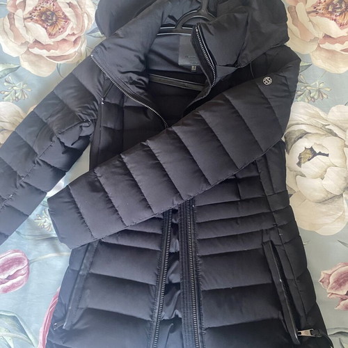 Massimo Dutti down jacket, black, size XS