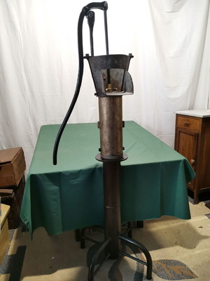 Pump from garden used for well water extraction, 1874
