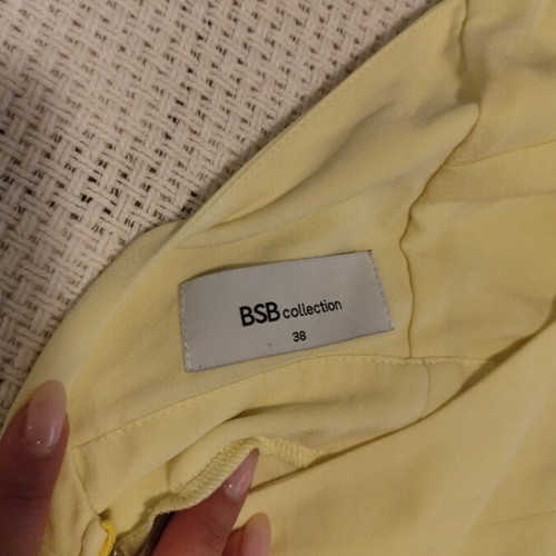 BSB maxi dress like new, size 38, yellow