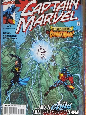 Captain Marvel κόμικ μεταχειρισμένο, 1999, αγγλικά