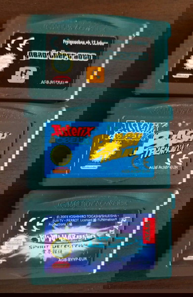 (αυθεντικές) Game boy advance games. Grand Theft Auto, Asterix Yu Yu Hakusho