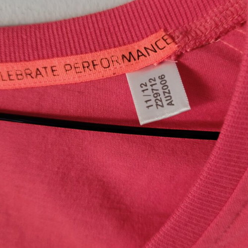 Adidas t-shirt, pink, size XS