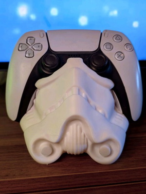 PlayStation 5 Controller Stand 3D Printed Star Wars Stormtrooper Style New