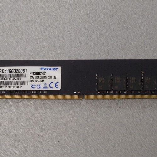 Patriot DDR4 16GB 3200MHz RAM memory like new for desktop