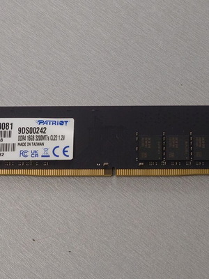 Patriot DDR4 16GB 3200MHz RAM memory like new for desktop