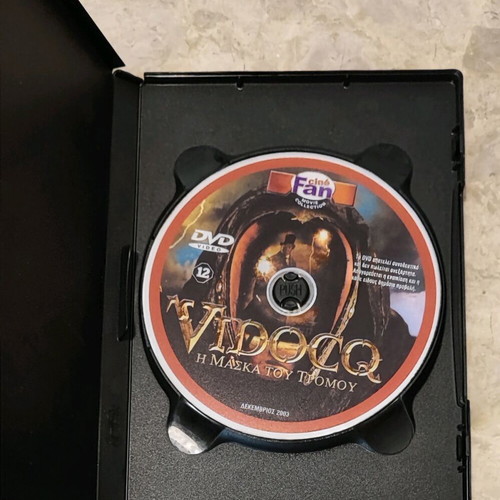 Vidocq: The Mask of Terror DVD like new, fantasy thriller with subtitles