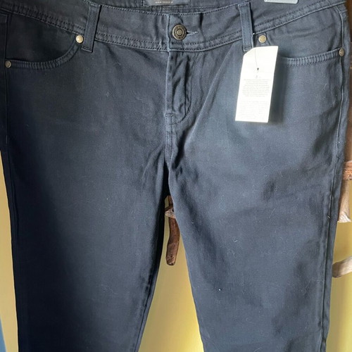 Capri elastic jeans pants size M Rococo new, black