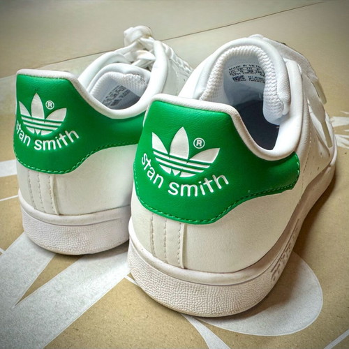 Adidas Stan Smith 38 athletic shoes like new, white and green