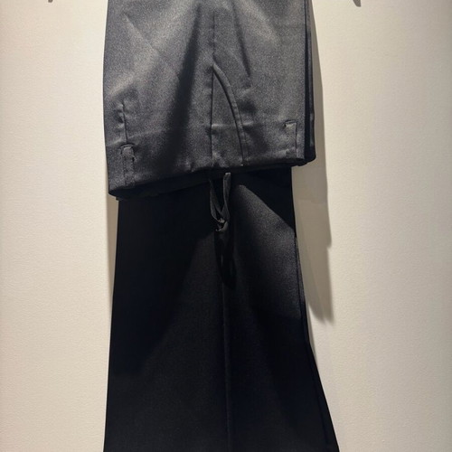 Positivo Fashion Black Women's Pants S used, satin texture