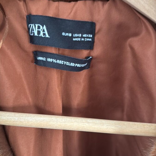 Zara ecological fur brown like new