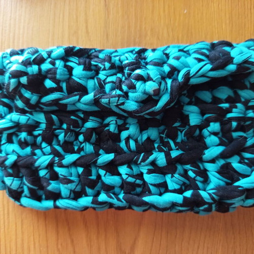 Handmade A-Cold-Wall Handbag new with lining, 19x10 cm