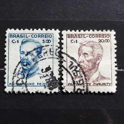 Γραμματόσημα Βραζιλίας 1941 & 1942, διάσημες προσωπικότητες, σαν καινούργια