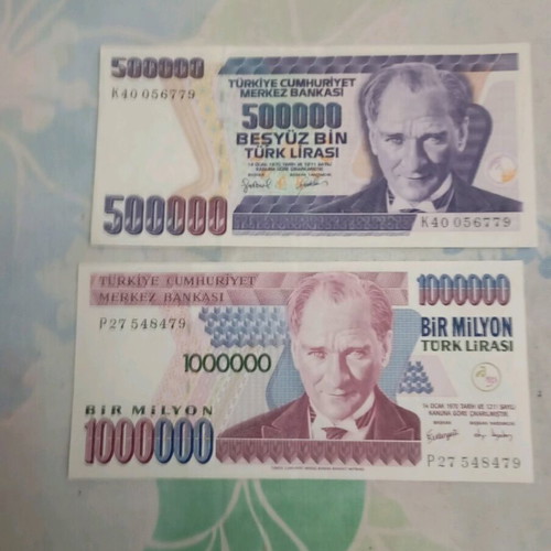 World banknotes used from Cyprus, Turkey, Italy, USA, Germany