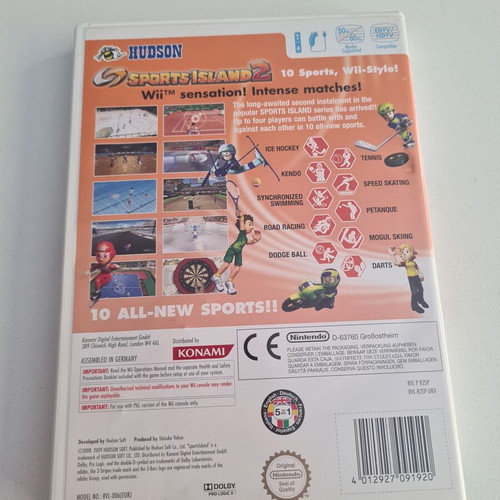 Wii Sports Island used with scratches on disc