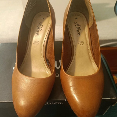 S.Oliver pumps used, size 38, brown