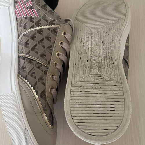 Emporio Armani sneakers like new, beige, size 38
