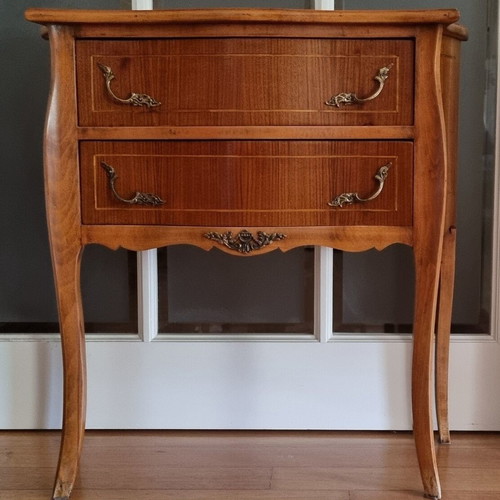 Console table used with two drawers