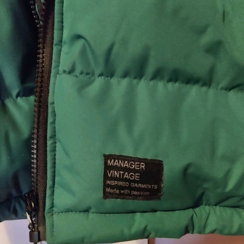 Men's jacket size L like new green Manager