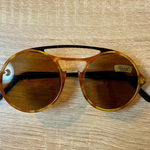Persol Ratti 650 80 Meflecto NOS new vintage stock 1970, black brown