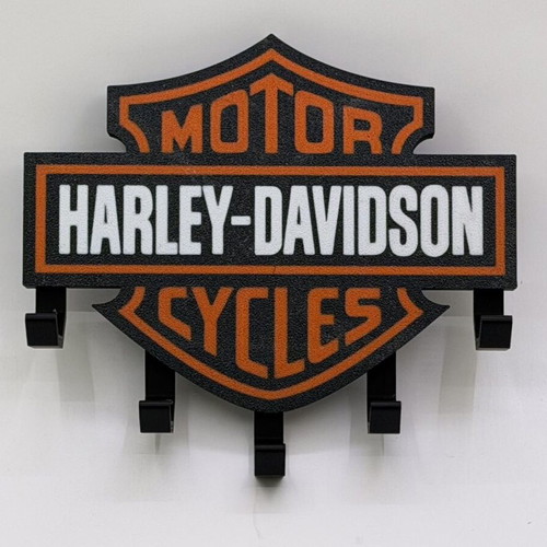 Harley Davidson wall key holder new, 3d printed