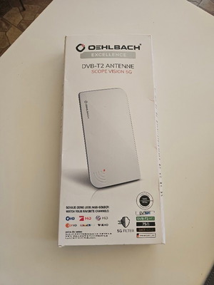 Oehlbach Scope Vision 5G active indoor DVB-T2 HD antenna with LTE/5G filter