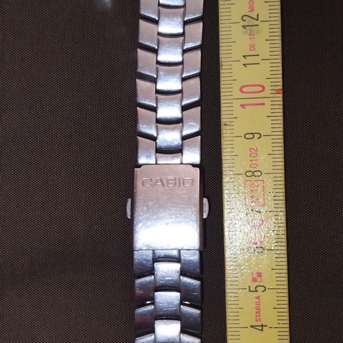 Casio λουράκι ρολογιού μεταχειρισμένο μεταλλικό βραχιόλι