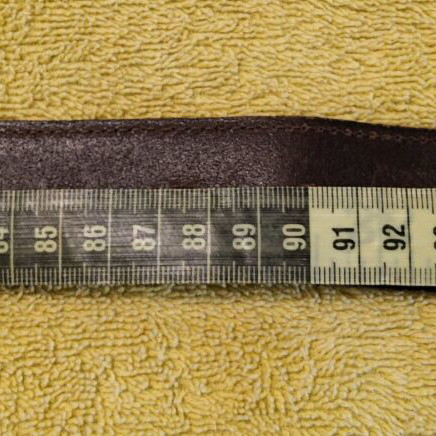 Women's belt used, brown, Made in Italy, length 99cm