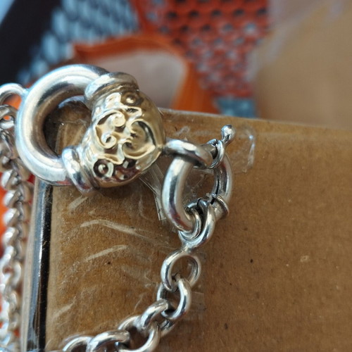 Bracelet 750 925 like new, gold and silver