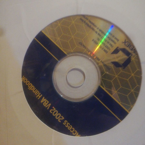 Access 2002 VBA Handbook used with CD