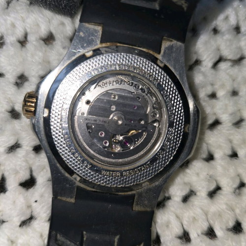 CAT wristwatch like new, steel and rubber strap