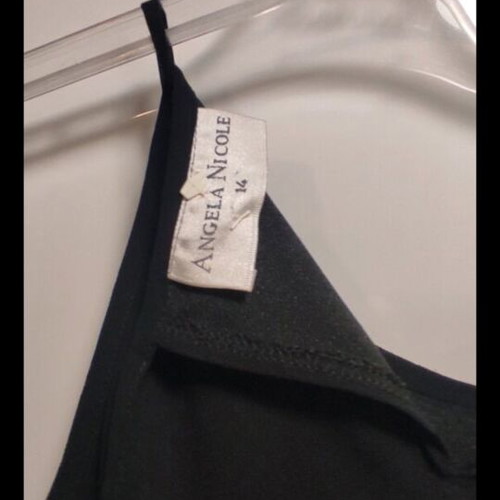 Angela Nicole XL dress like new, black and pink