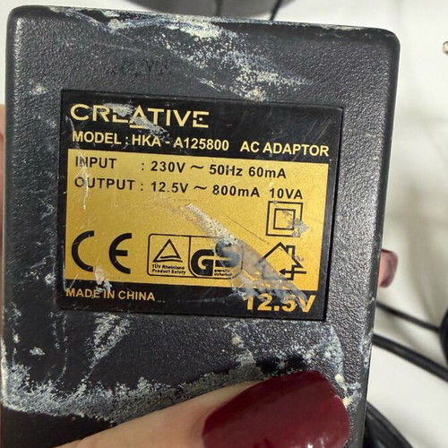 Creative Sound Blaster SBS270 stereo speakers set used with AC/DC adapter