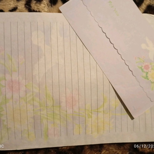 Correspondence used, 2 sets with envelope and sheet